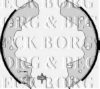 BORG & BECK BBS6042 Brake Shoe Set